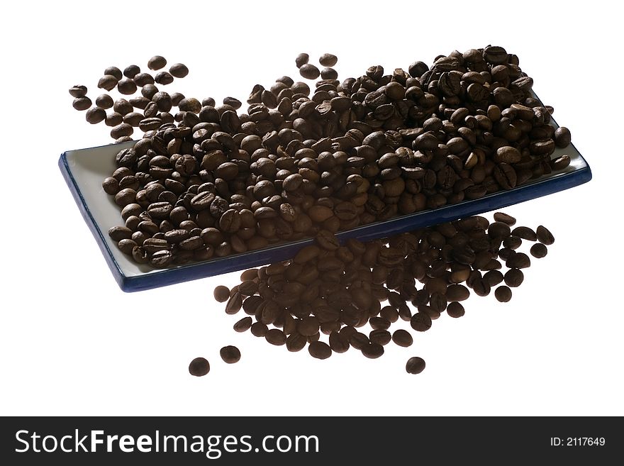 A photo of coffee beans