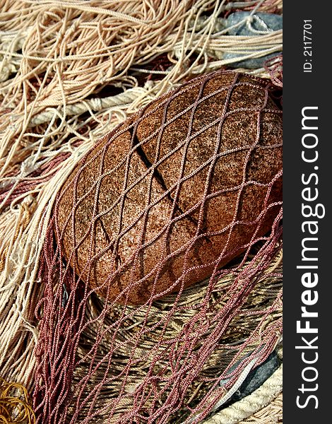 Fishing net close up,italy