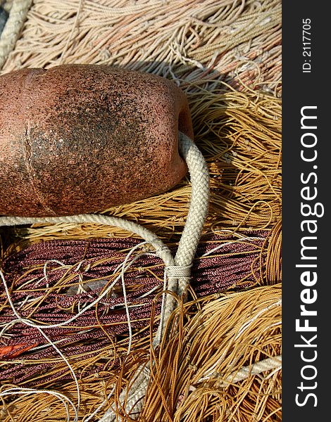 Fishing net close up,italy