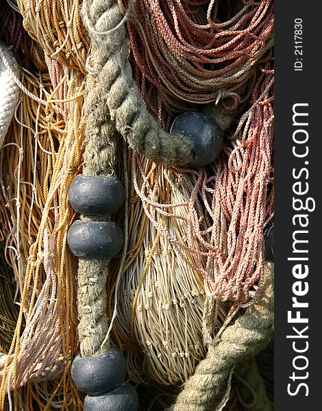 Fishing net close up,italy