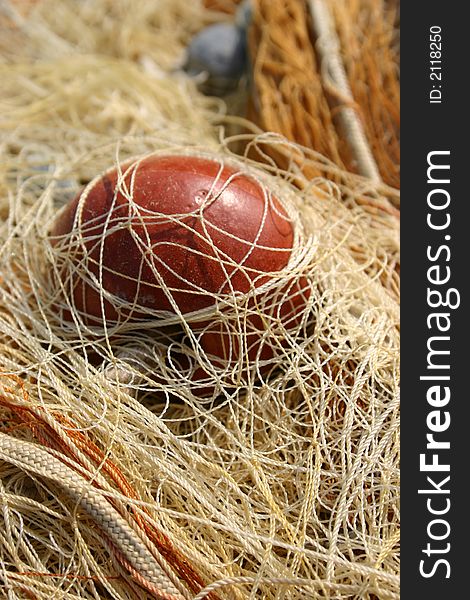 Fishing net close up,italy