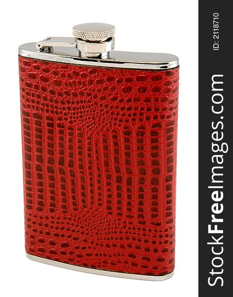 Flask, isolated on white, clipping path included