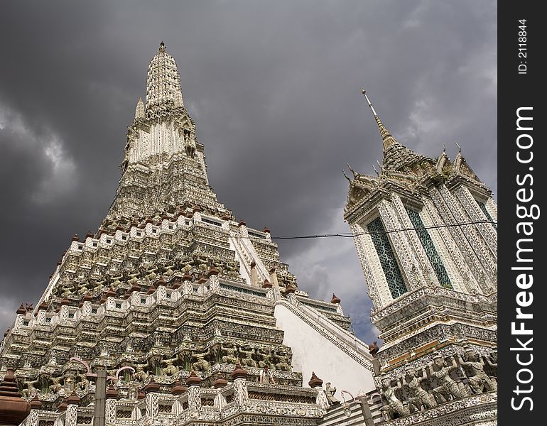 Wat Arun - Temple of the Dawn in Bangkok / Thailand