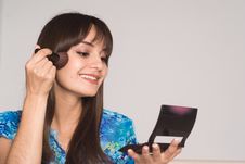 Cute Girl Making Up Stock Images Cute Girl Making Up Stock Images