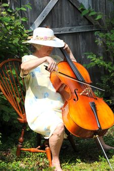 Female Cellist. Stock Images Female Cellist. Stock Images