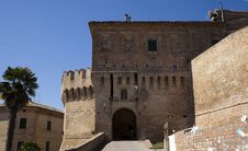 Castle Of Corinaldo Stock Photography Castle Of Corinaldo Stock Photography