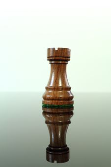 Lone Chess Castle Royalty Free Stock Photography Lone Chess Castle Royalty Free Stock Photography