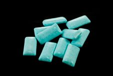 Blue Gum On Black Stock Images Blue Gum On Black Stock Images