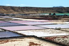 Saline From Janubio, Lanzarote, Spain Stock Photography Saline From Janubio, Lanzarote, Spain Stock Photography