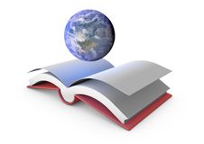 Open Book With Planet Royalty Free Stock Photography Open Book With Planet Royalty Free Stock Photography