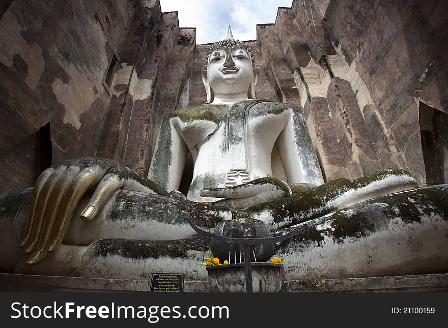 The figurehead of buddha, take photo from Thailand. The figurehead of buddha, take photo from Thailand