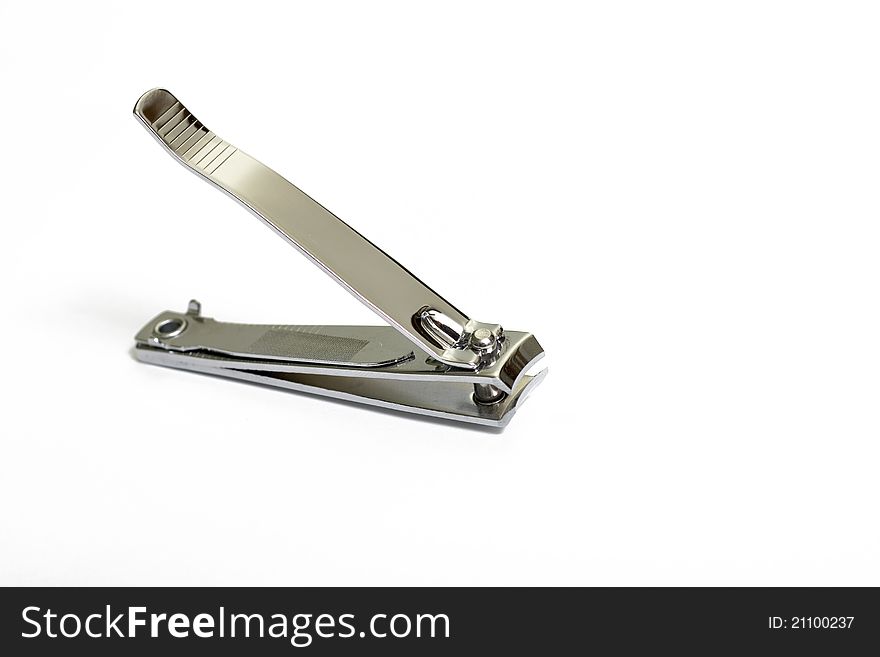 A metallic tool for nails. A metallic tool for nails