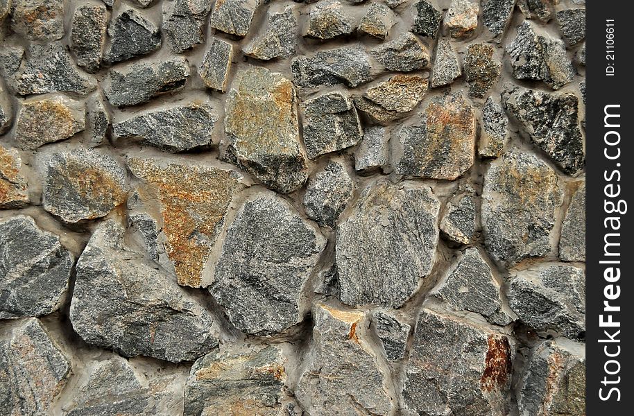 A stone wall as the texture of the background