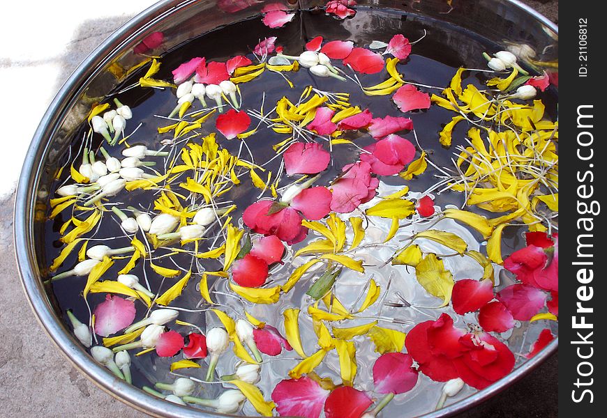 These flowers float on water are use for The ordination ceremony. (Thai tradition)