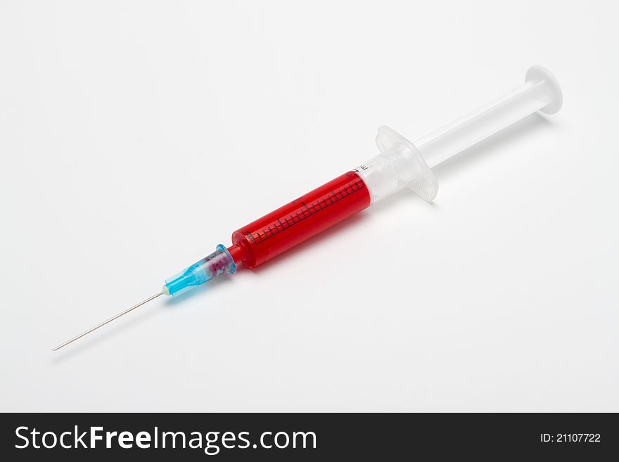 Syringe With Blood