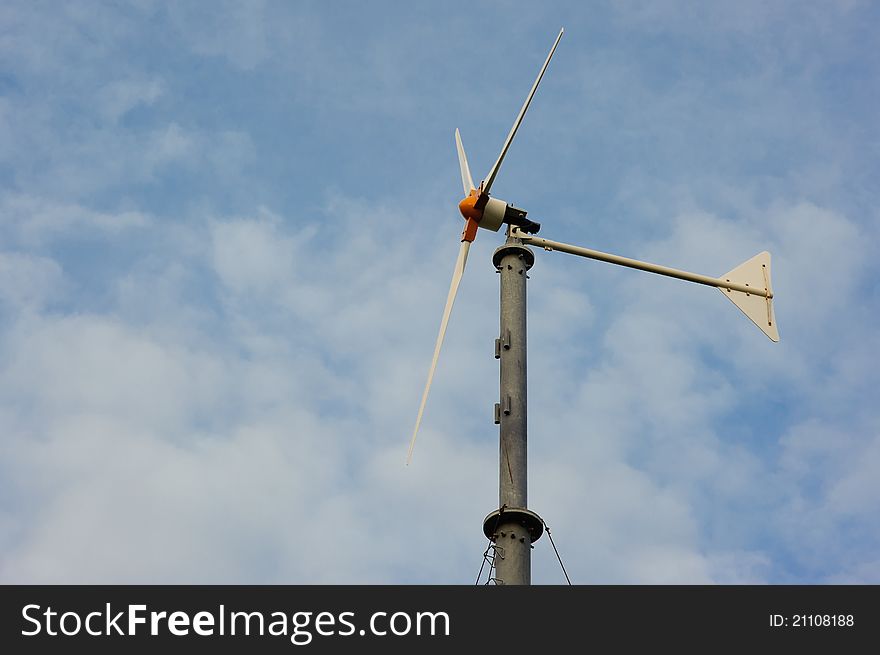 A Wind turbine save energy, environment, and the world. A Wind turbine save energy, environment, and the world