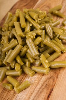 Sliced Green Beans Royalty Free Stock Image