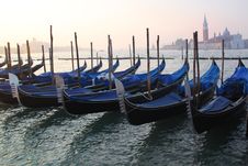 San Marco, Gondolas Stock Photo