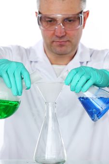 Chemistry Scientist Royalty Free Stock Image Chemistry Scientist Royalty Free Stock Image