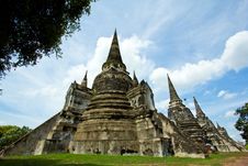 Big Pagoda Of Thailand Royalty Free Stock Photos