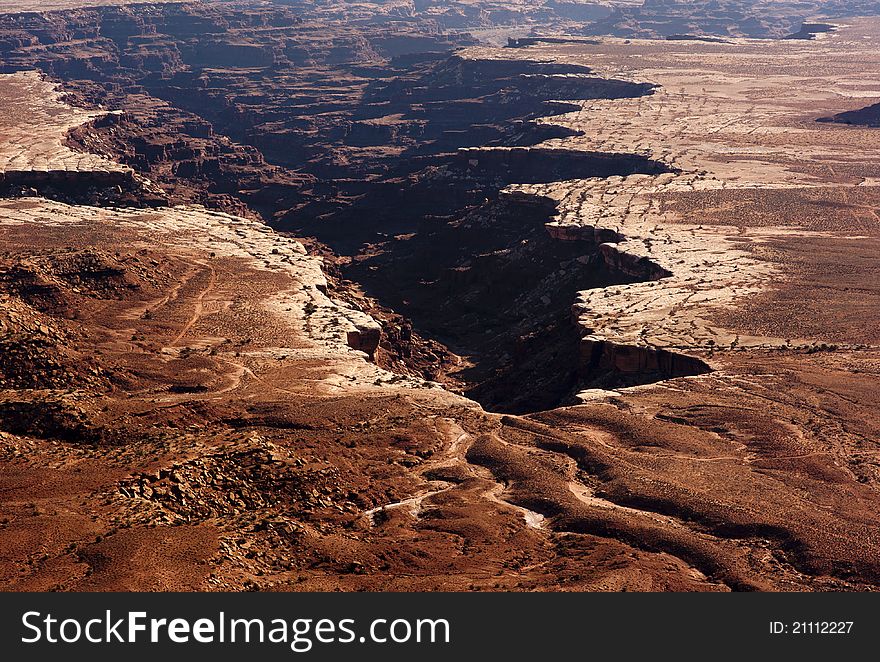 Canyonlands National Park, Utah morning just after sunrise.