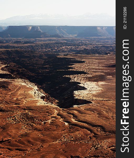 Canyonlands National Park, Utah morning just after sunrise.