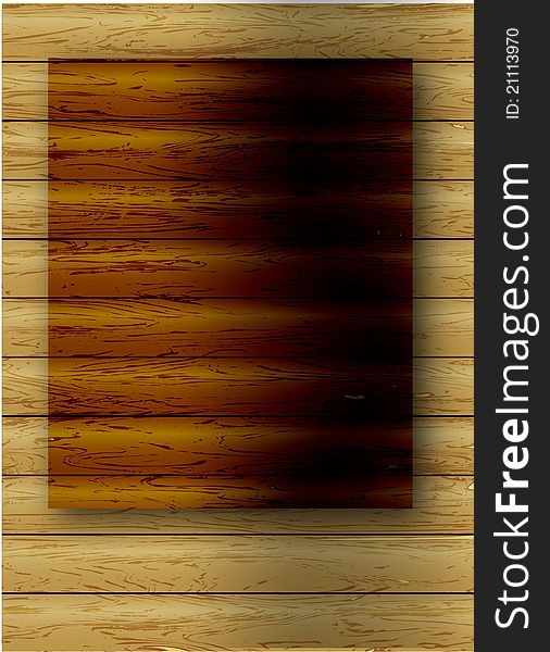 Abstract Vector Wood Background