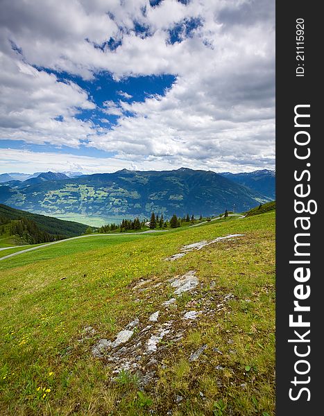 Rocky Mountain View In Austria