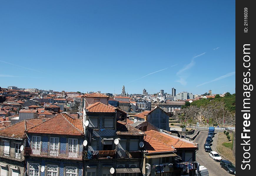 View from Cathedral of Porto,Portugal. View from Cathedral of Porto,Portugal