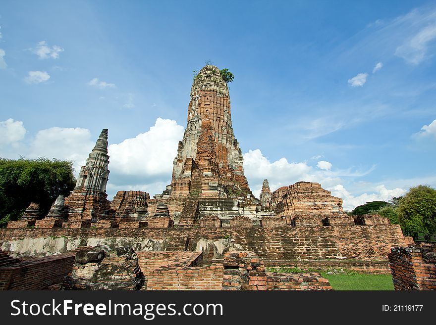 Big Stupa at ayutthaya Thailand. Big Stupa at ayutthaya Thailand