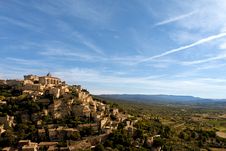 Gordes Wide Angle Royalty Free Stock Photography Gordes Wide Angle Royalty Free Stock Photography