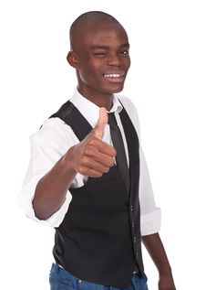 Man Making Ok Sign And Blinking His Eye Royalty Free Stock Photo Man Making Ok Sign And Blinking His Eye Royalty Free Stock Photo