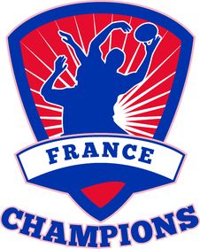 Rugby Player France Champions Stock Photo Rugby Player France Champions Stock Photo