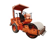 Construction Road Roller Royalty Free Stock Image Construction Road Roller Royalty Free Stock Image