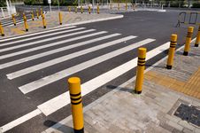 Road Corssing And Zebra Line Stock Photos Road Corssing And Zebra Line Stock Photos