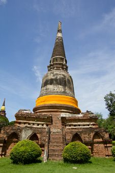 Big Pagoda Of Thailand Stock Photo