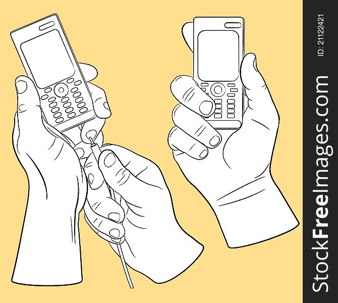 Hands And Mobile Phones