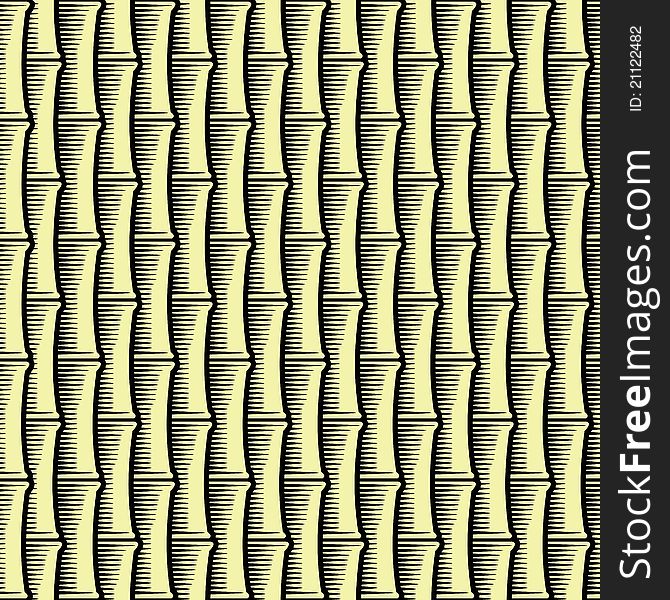 Bamboo seamless wallpaper (CMYK colors)