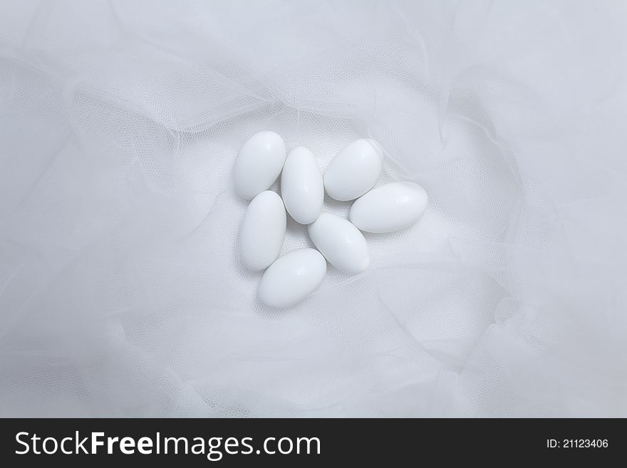 Wedding Favors on white background