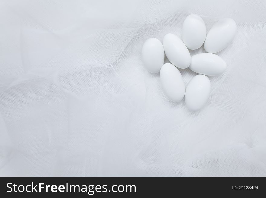 Wedding Favors on white background