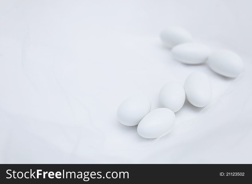 Wedding Favors on white background