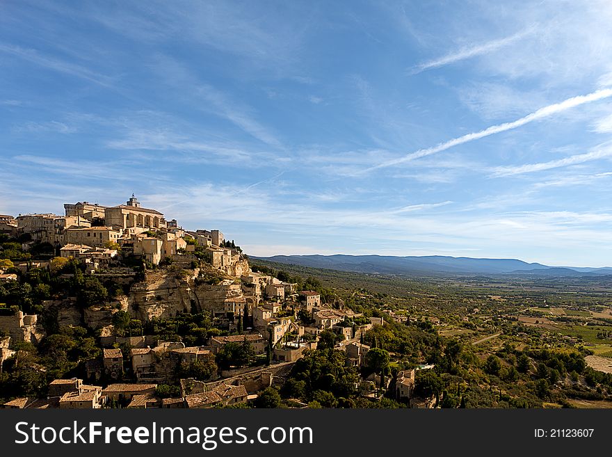 The village of Gordes in Provence, France. The village of Gordes in Provence, France.