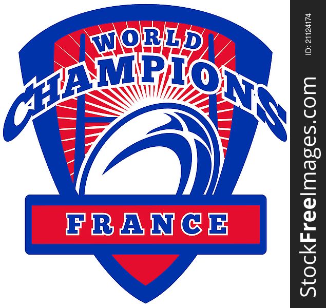 Rugby ball France World Champions