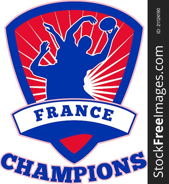 Rugby Player France  Champions