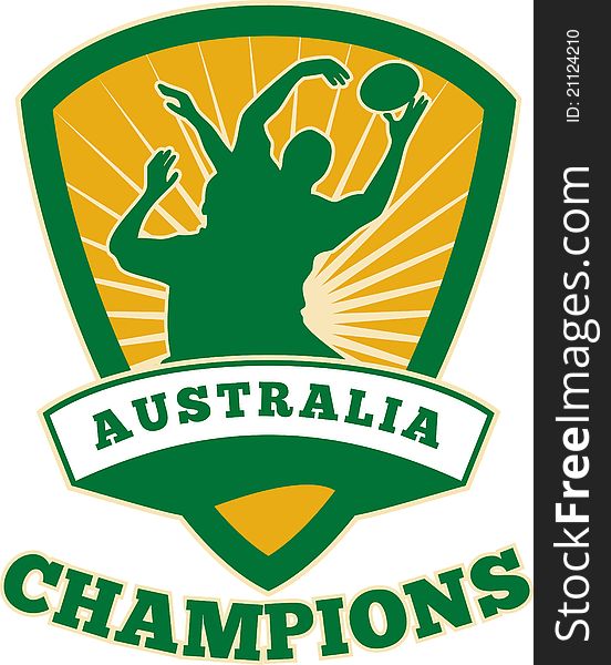 Rugby Player Australia Champions
