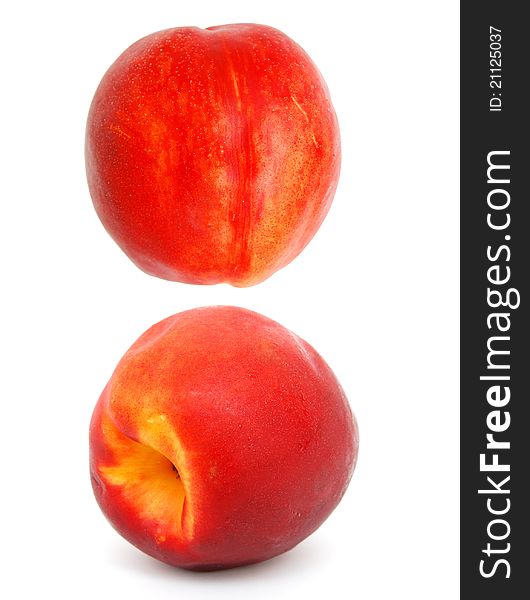 An adverstisement peach fruit in market. An adverstisement peach fruit in market