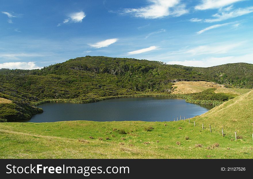 Farmland, Farewell Spit, South island, New Zealand. Farmland, Farewell Spit, South island, New Zealand