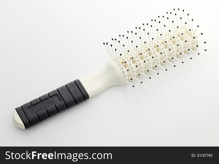 Hairbrush isolated on a white background