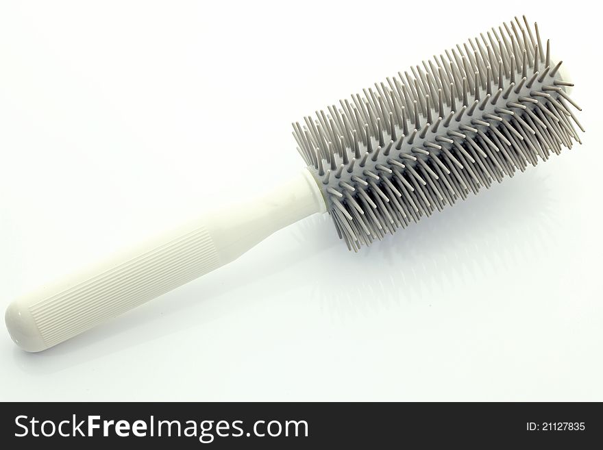 Hairbrush isolated on a white background