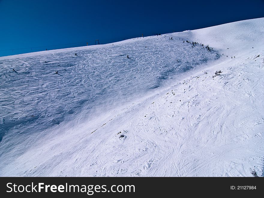 Dragobrat ski slopes. located in Ukraine